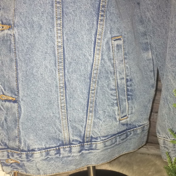 AC/DC Denim Jacket With Patch On Back NWT - Picture 5 of 10